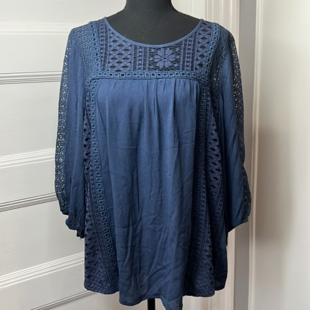 WEEKEND BY SUZANNE BETRO WOMENS BLOUSE SIZE L NEW WITHOUT TAGS